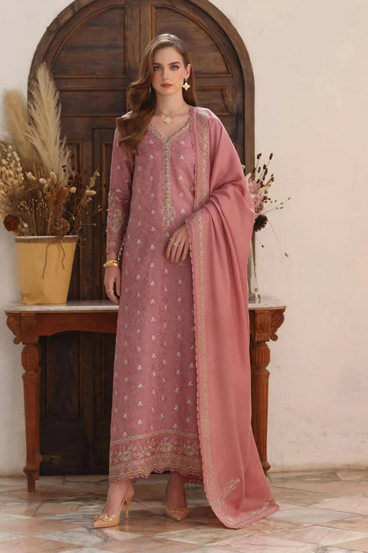 Picture of Noor by Saadia Asad - Noor Winter Pashmina Shawl - D3-Aveline - Unstitched - Available at Raja Sahib