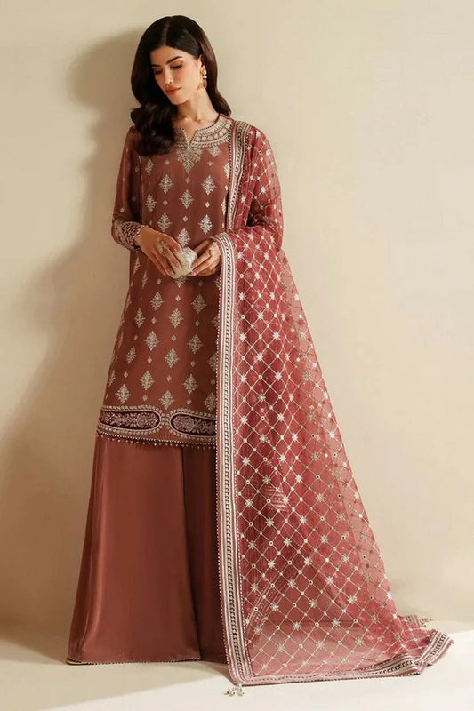 Picture of Jazmin - Velvet Vogue Luxury Formals - VVF D-03 - Unstitched - Available at Raja Sahib