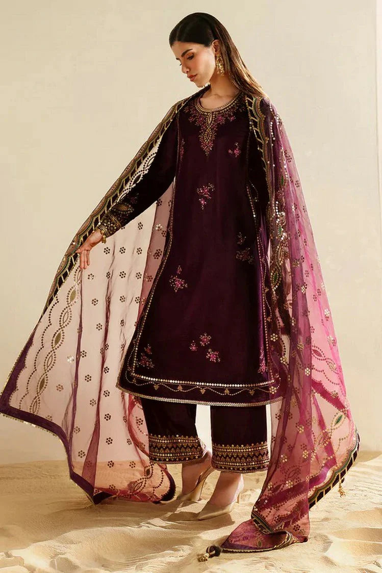 Picture of Jazmin - Velvet Vogue Luxury Formals - VVF D-04 - Unstitched - Available at Raja Sahib
