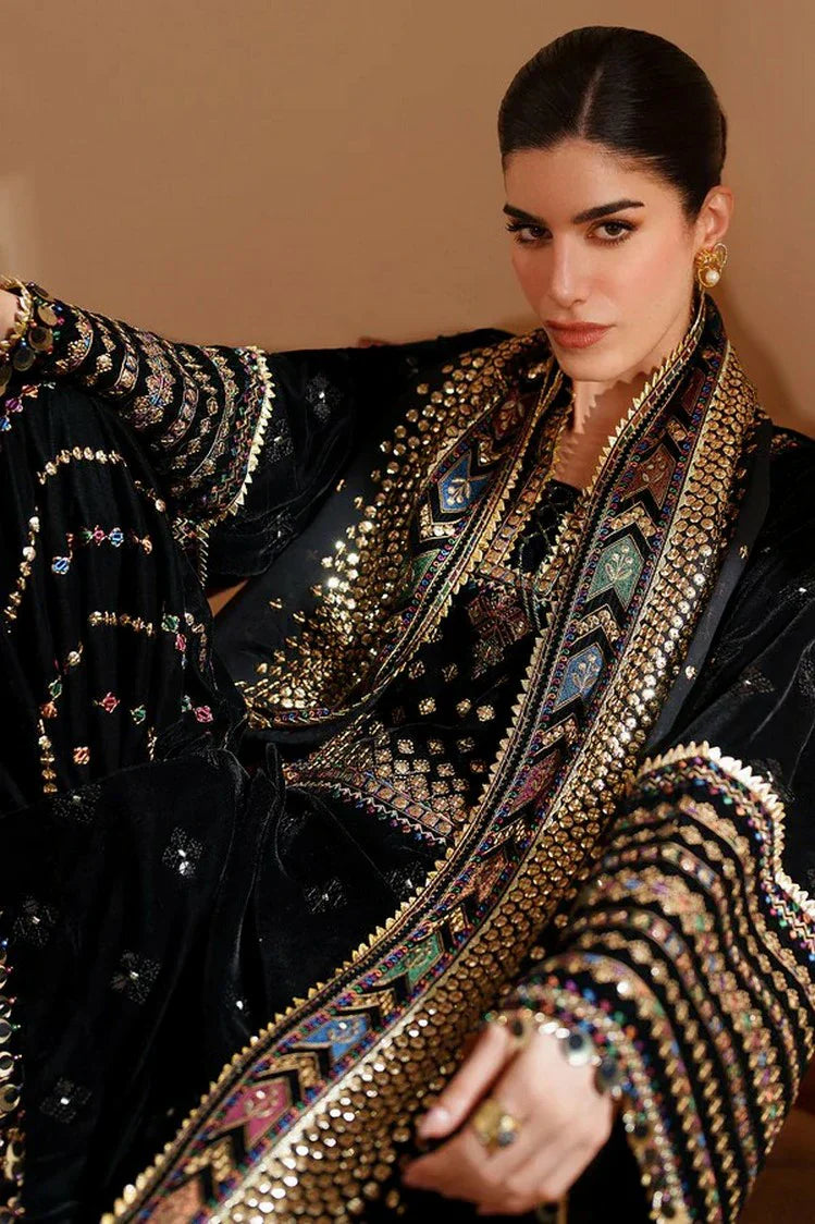 Picture of Jazmin - Velvet Vogue Luxury Formals - VVF D-05 - Unstitched - Available at Raja Sahib