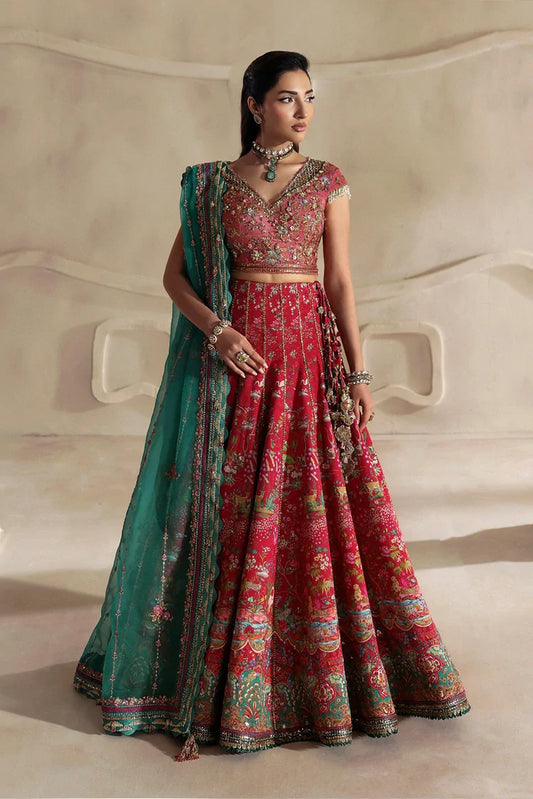 Picture of Republic Womenswear - Lilianne Wedding Collection - FLORIANE-D7 - Unstitched - Available at Raja Sahib