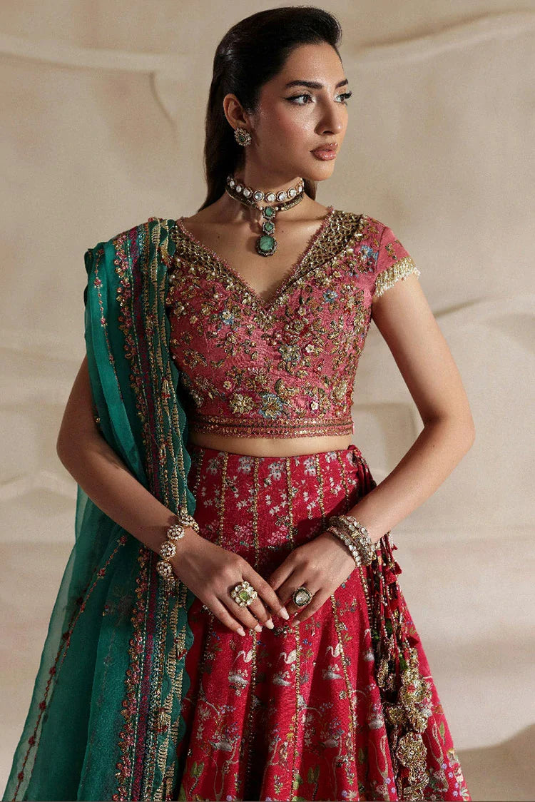 Picture of Republic Womenswear - Lilianne Wedding Collection - FLORIANE-D7 - Unstitched - Available at Raja Sahib