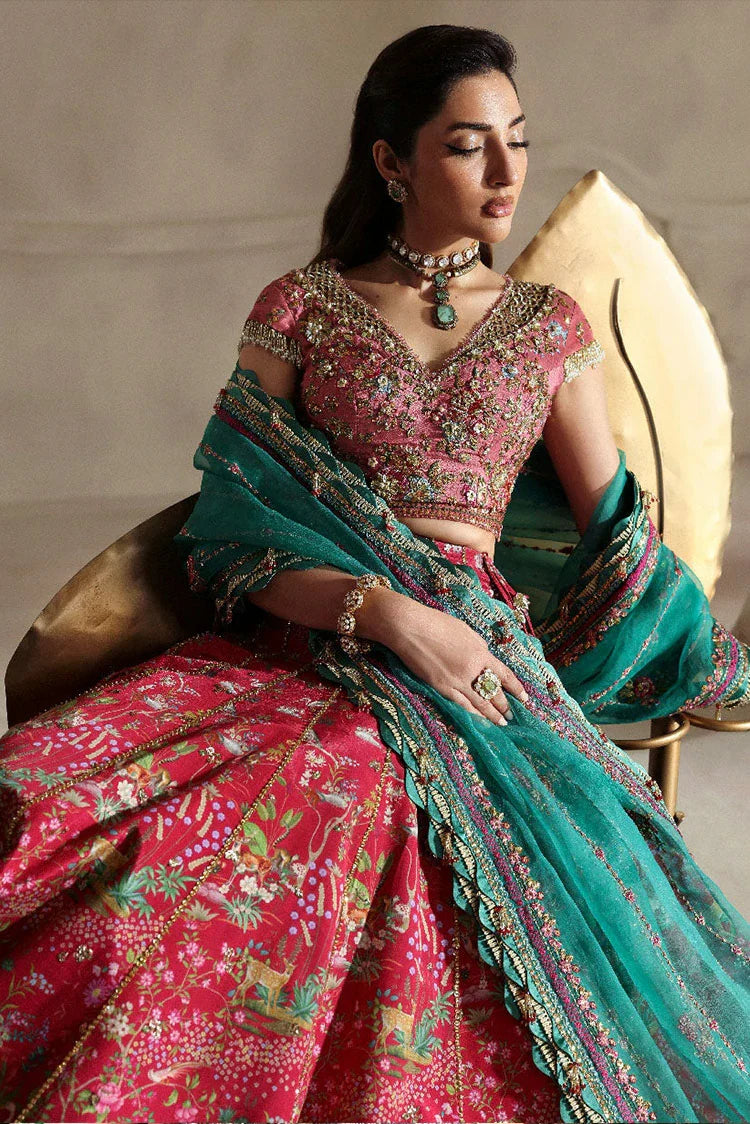 Picture of Republic Womenswear - Lilianne Wedding Collection - FLORIANE-D7 - Unstitched - Available at Raja Sahib