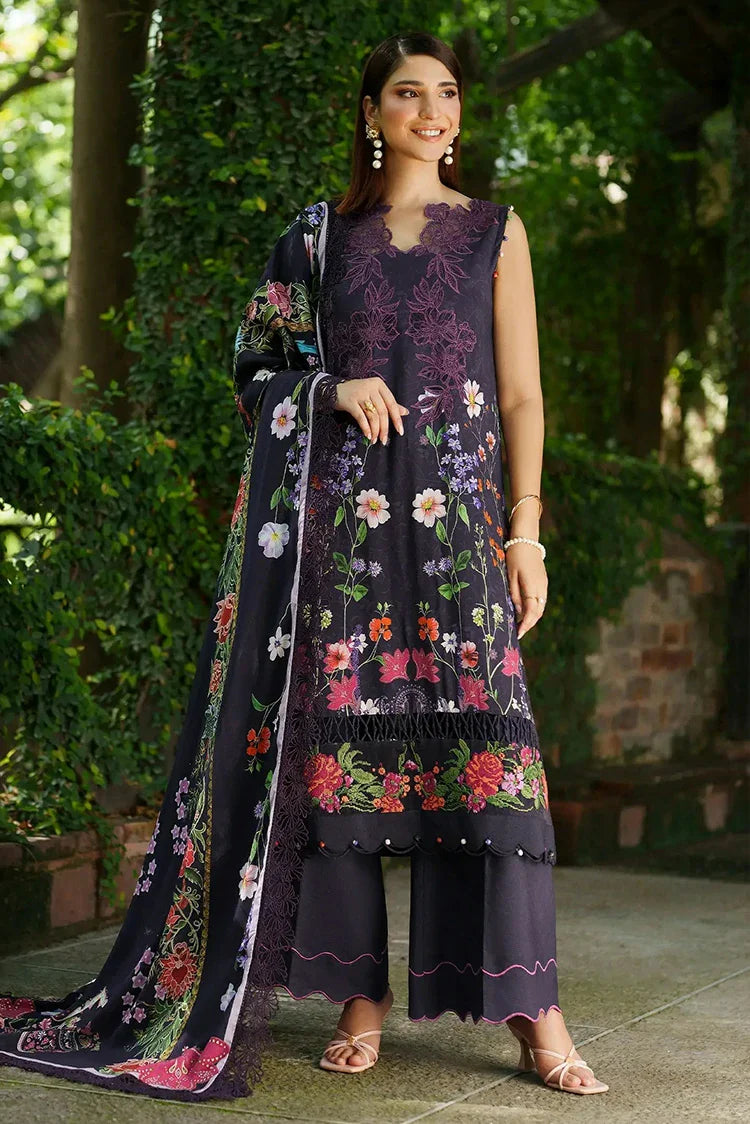 Picture of Asifa & Nabeel - Meraki Winter Collection - ANM-04-Winter Rose - Unstitched - Available at Raja Sahib