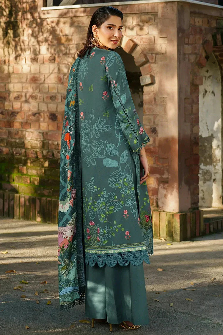 Picture of Asifa & Nabeel - Meraki Winter Collection - ANM-06-Frosted Petals - Unstitched - Available at Raja Sahib