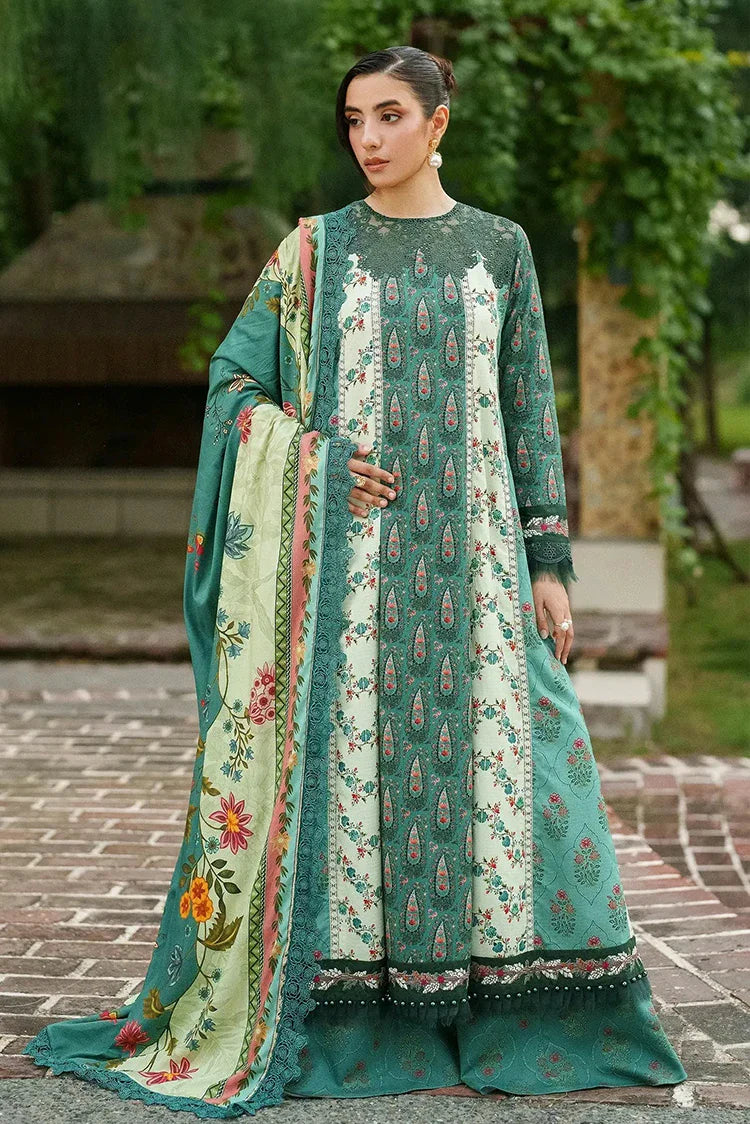 Picture of Asifa & Nabeel - Meraki Winter Collection - ANM-08-Botanical Breeze - Unstitched - Available at Raja Sahib