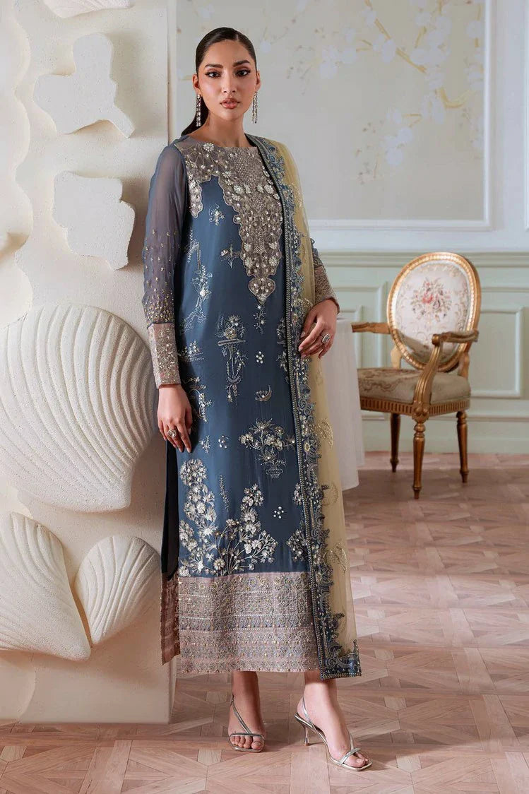 Picture of Nureh - Elanora Embellished And Embroidered Luxury Chiffon Collection Vol 3 - NEL-82 - Unstitched - Available at Raja Sahib