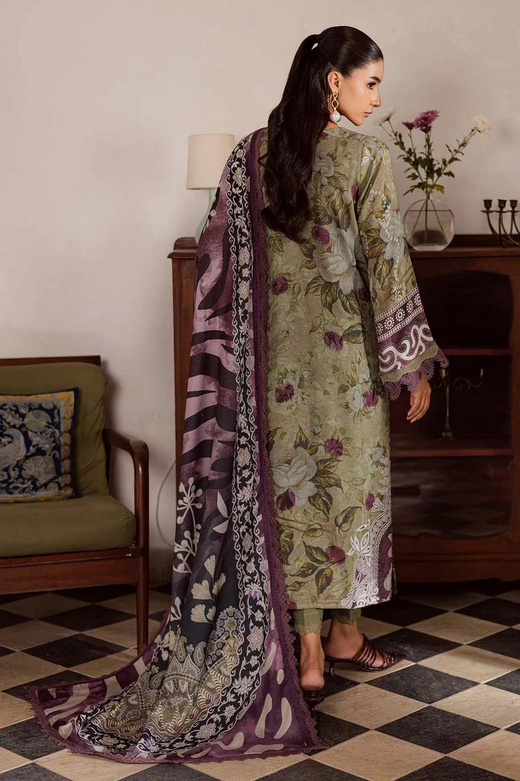 Picture of Nureh - Signature Prints Printed Linen Jacquard Collecton Vol 4 - SP-191 - Unstitched - Available at Raja Sahib