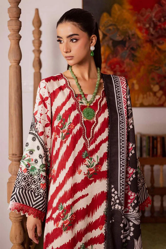Picture of Nureh - Signature Prints Printed Linen Jacquard Collecton Vol 4 - SP-192 - Unstitched - Available at Raja Sahib