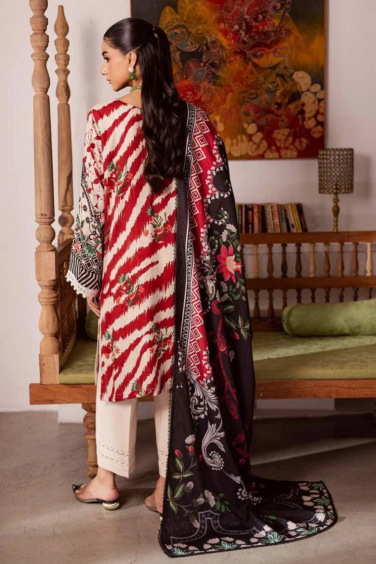 Picture of Nureh - Signature Prints Printed Linen Jacquard Collecton Vol 4 - SP-192 - Unstitched - Available at Raja Sahib