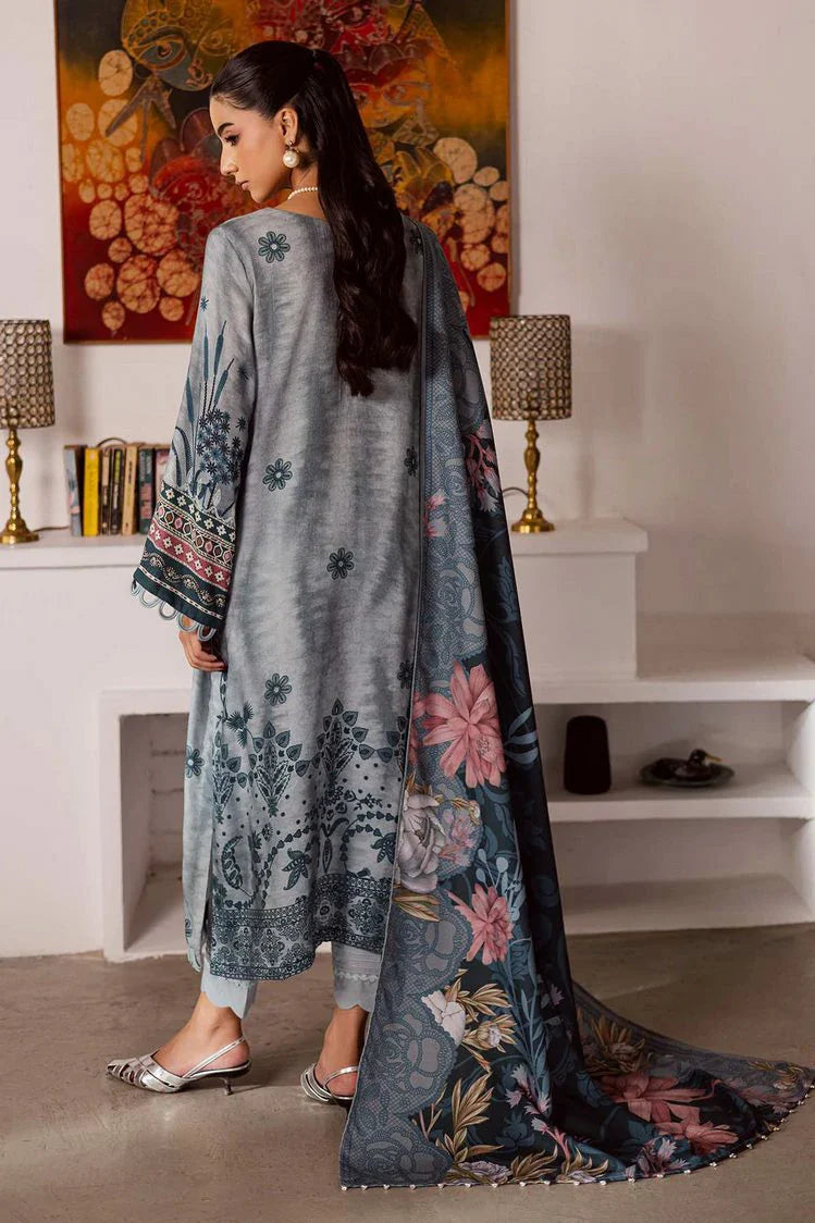 Picture of Nureh - Signature Prints Printed Linen Jacquard Collecton Vol 4 - SP-193 - Unstitched - Available at Raja Sahib