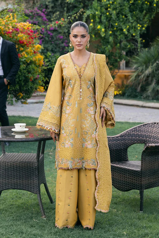 Picture of Elaf - Luxury Winter Collection - EWK-1B FLORIGOLD - Unstitched - Available at Raja Sahib