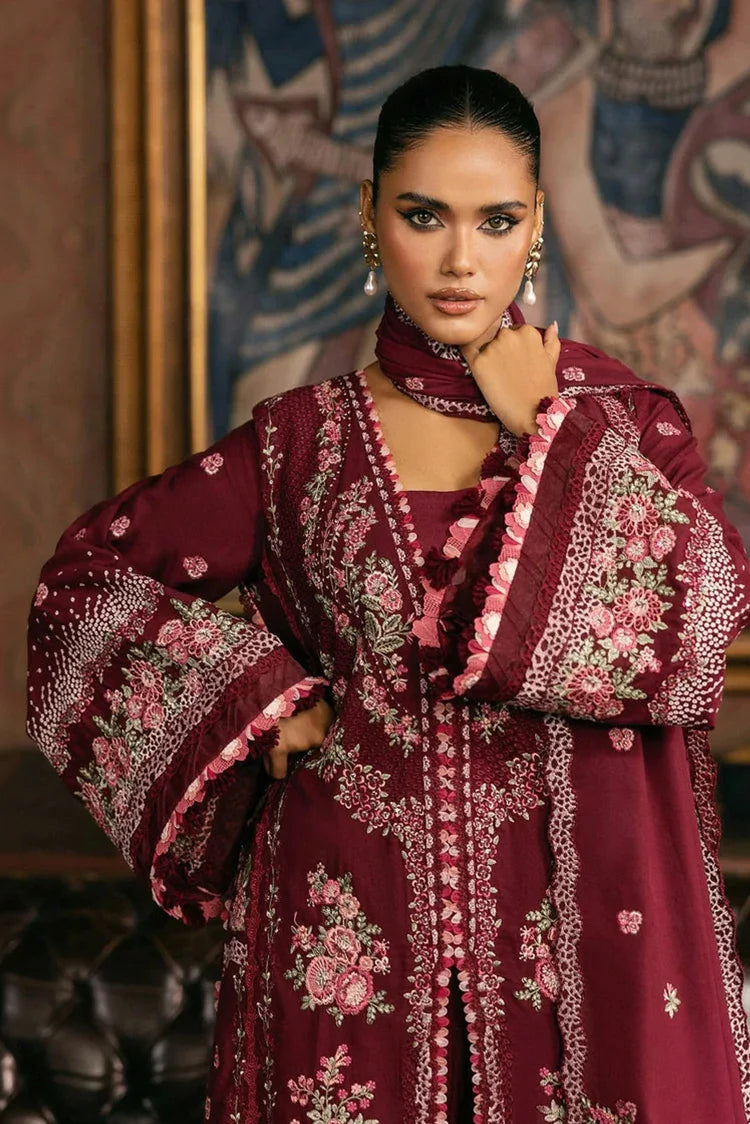 Picture of Elaf - Luxury Winter Collection - EWK-4B CRIMSONELLE - Unstitched - Available at Raja Sahib