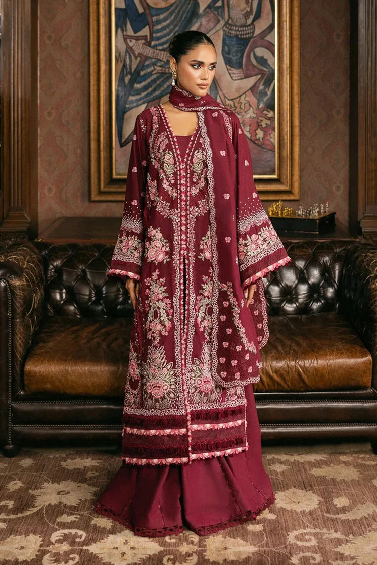 Picture of Elaf - Luxury Winter Collection - EWK-4B CRIMSONELLE - Unstitched - Available at Raja Sahib