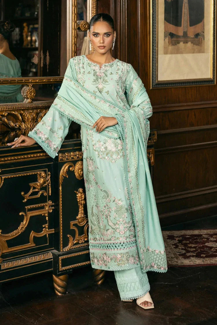 Picture of Elaf - Luxury Winter Collection - EWK-5B FLORAZURE - Unstitched - Available at Raja Sahib