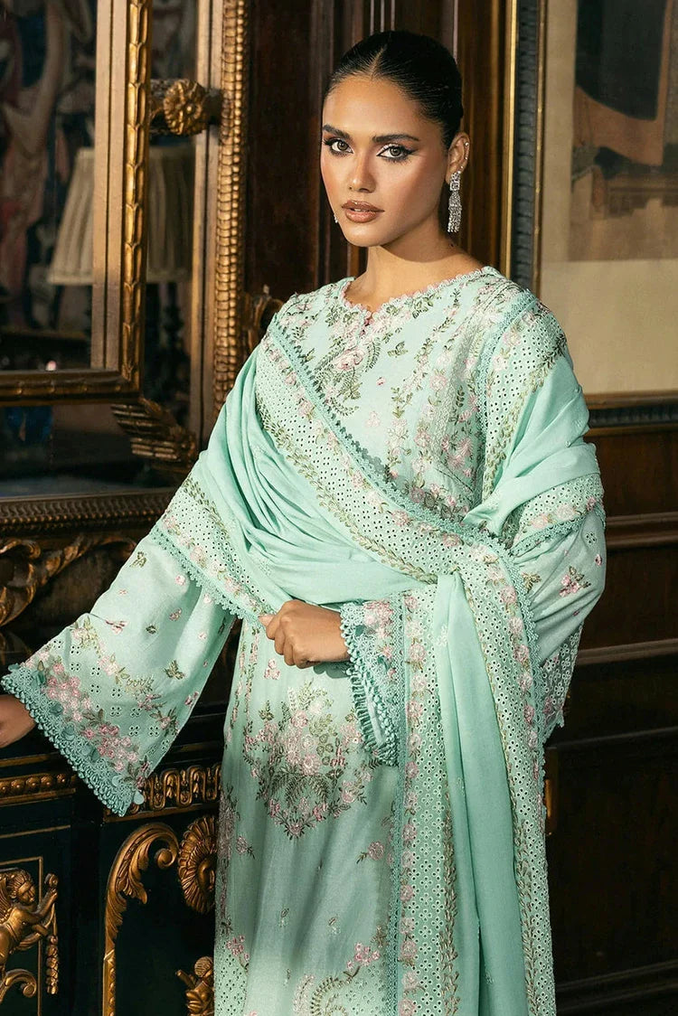 Picture of Elaf - Luxury Winter Collection - EWK-5B FLORAZURE - Unstitched - Available at Raja Sahib