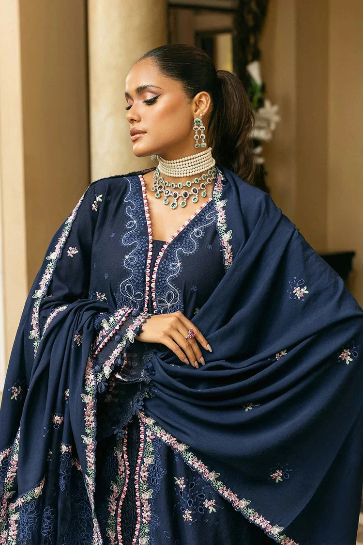 Picture of Elaf - Luxury Winter Collection - EWK-6B AMBER HAZE - Unstitched - Available at Raja Sahib