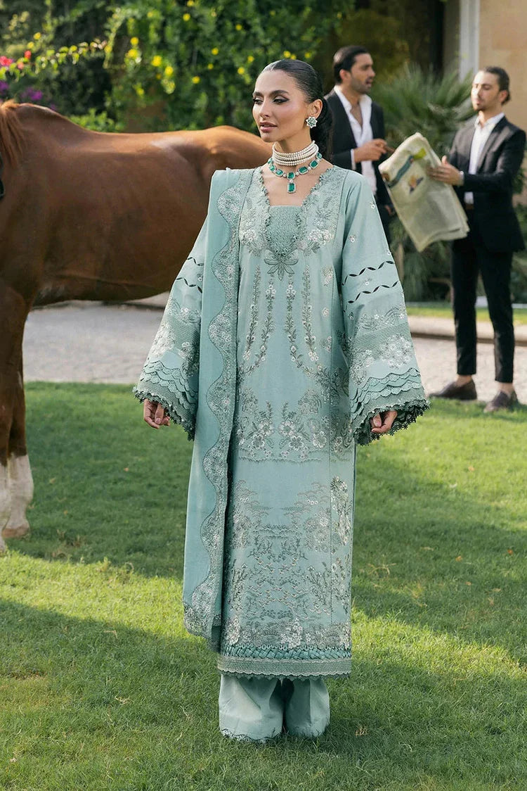 Picture of Elaf - Luxury Winter Collection - EWK-7A MINTFROST - Unstitched - Available at Raja Sahib