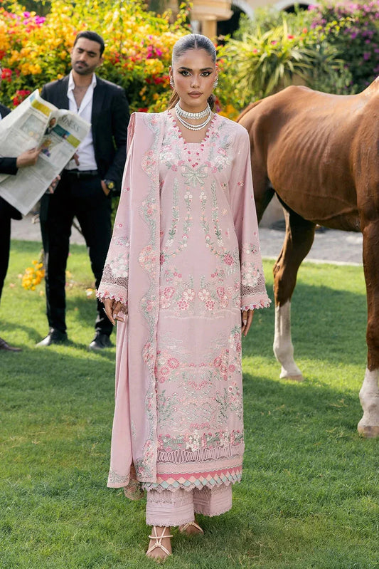 Picture of Elaf - Luxury Winter Collection - EWK-7B HUSHPINK - Unstitched - Available at Raja Sahib