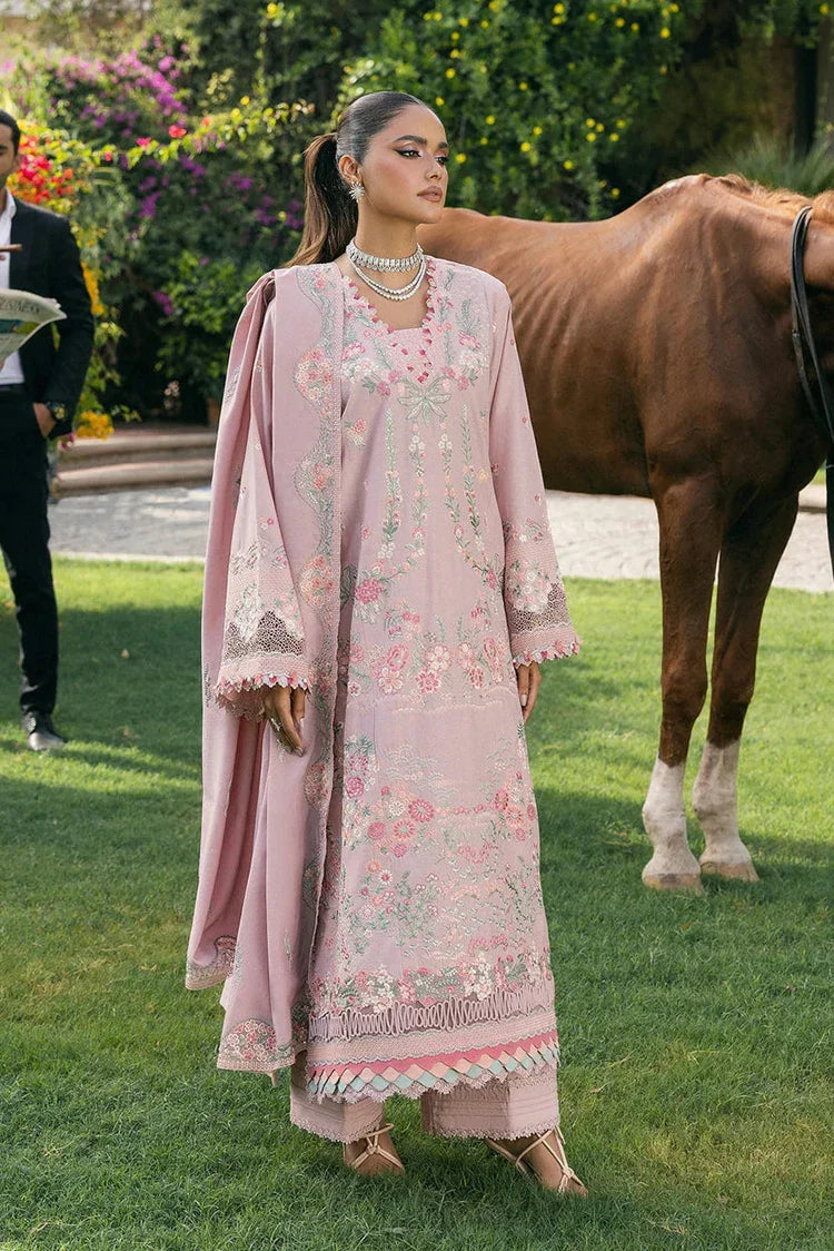 Picture of Elaf - Luxury Winter Collection - EWK-7B HUSHPINK - Unstitched - Available at Raja Sahib