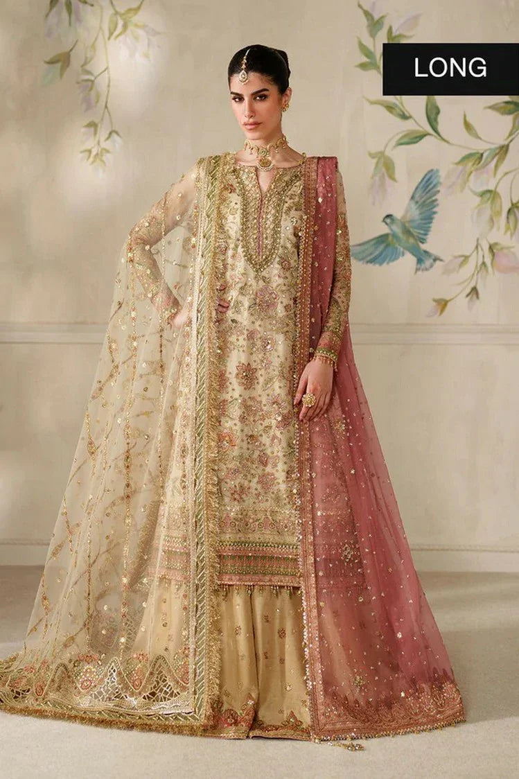 Picture of Baroque - Chantelle Embroidered Chiffon Collection Vol 14 - EC-02 - Unstitched - Available at Raja Sahib