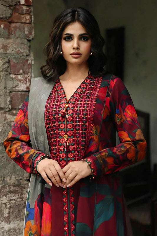 Picture of Charizma - Aniiq Embroidered Printed Linen Collection Vol 2 - ANW6-18 - Unstitched - Available at Raja Sahib