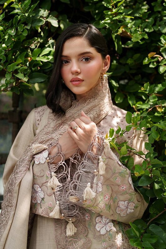 Picture of Asifa & Nabeel - Pashmina Luxe Luxury Collection - Blanc LWC25-03 - Unstitched - Available at Raja Sahib