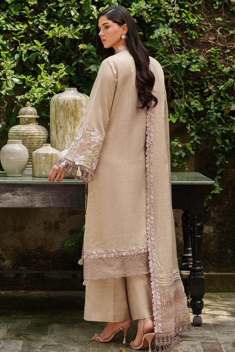 Picture of Asifa & Nabeel - Pashmina Luxe Luxury Collection - Blanc LWC25-03 - Unstitched - Available at Raja Sahib