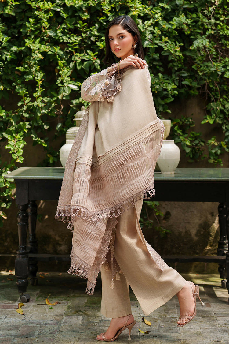 Picture of Asifa & Nabeel - Pashmina Luxe Luxury Collection - Blanc LWC25-03 - Unstitched - Available at Raja Sahib