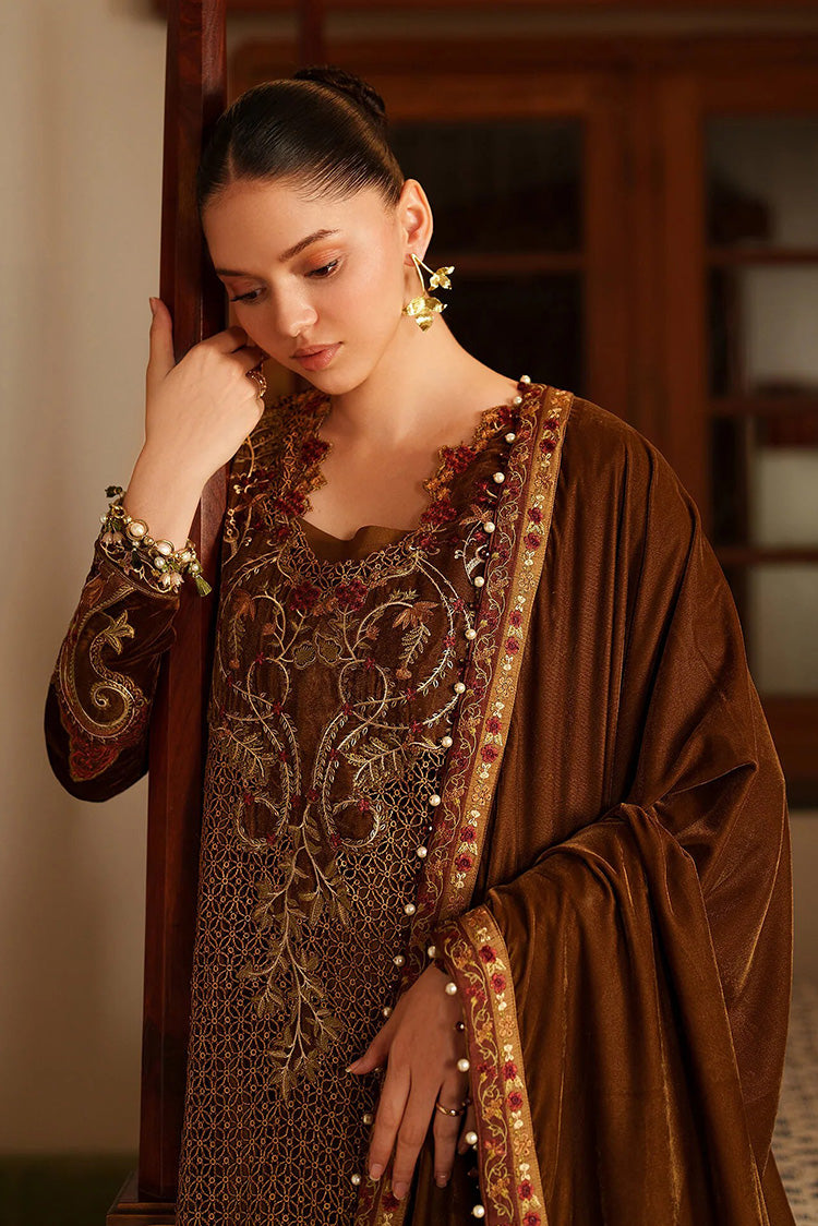 Picture of Asifa & Nabeel - Pashmina Luxe Luxury Collection - Cedar LWC25-08 - Unstitched - Available at Raja Sahib