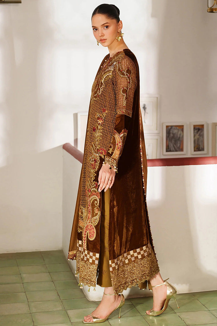 Picture of Asifa & Nabeel - Pashmina Luxe Luxury Collection - Cedar LWC25-08 - Unstitched - Available at Raja Sahib