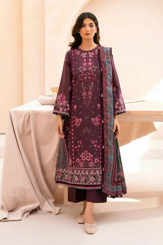 Picture of Xenia - Rang E Khizaan Winter Slub Collection - AMORA-D-01 - Unstitched - Available at Raja Sahib