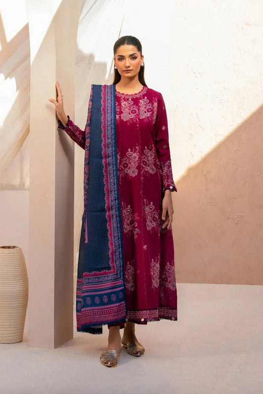 Picture of Xenia - Rang E Khizaan Winter Slub Collection - AFAZA-D-10 - Unstitched - Available at Raja Sahib