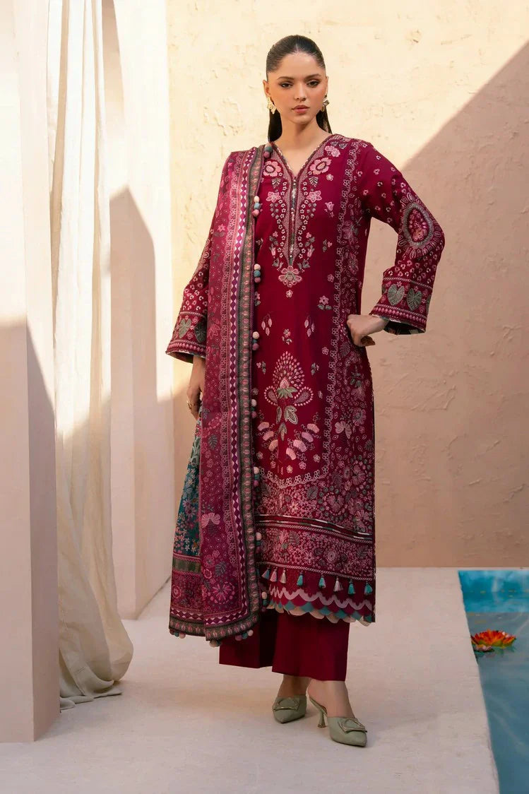 Picture of Xenia - Rang E Khizaan Winter Slub Collection - DEEMAH-D-02 - Unstitched - Available at Raja Sahib
