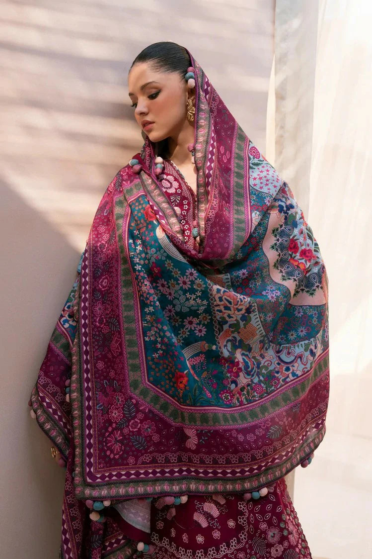 Picture of Xenia - Rang E Khizaan Winter Slub Collection - DEEMAH-D-02 - Unstitched - Available at Raja Sahib