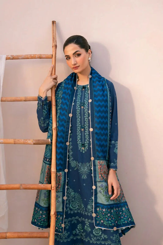 Picture of Xenia - Rang E Khizaan Winter Slub Collection - SAIRA-D-05 - Unstitched - Available at Raja Sahib