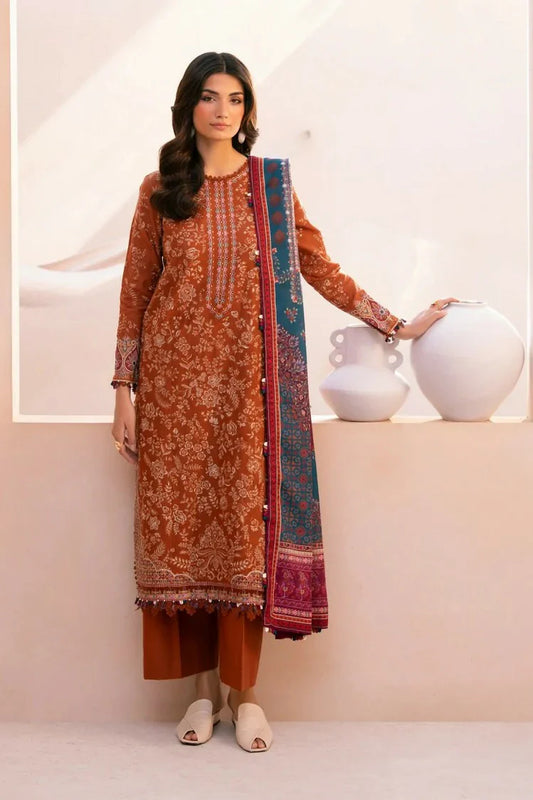 Picture of Xenia - Rang E Khizaan Winter Slub Collection - SALIAH-D-07 - Unstitched - Available at Raja Sahib