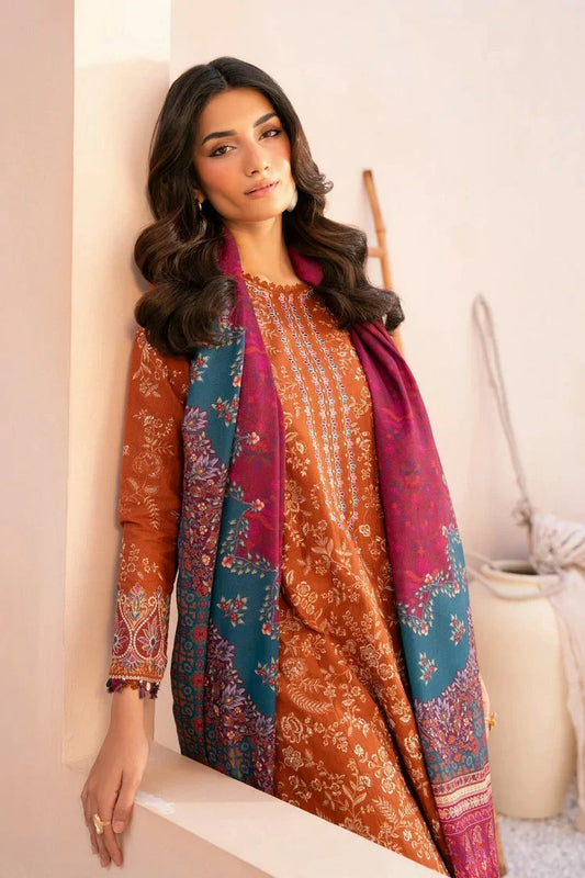 Picture of Xenia - Rang E Khizaan Winter Slub Collection - SALIAH-D-07 - Unstitched - Available at Raja Sahib