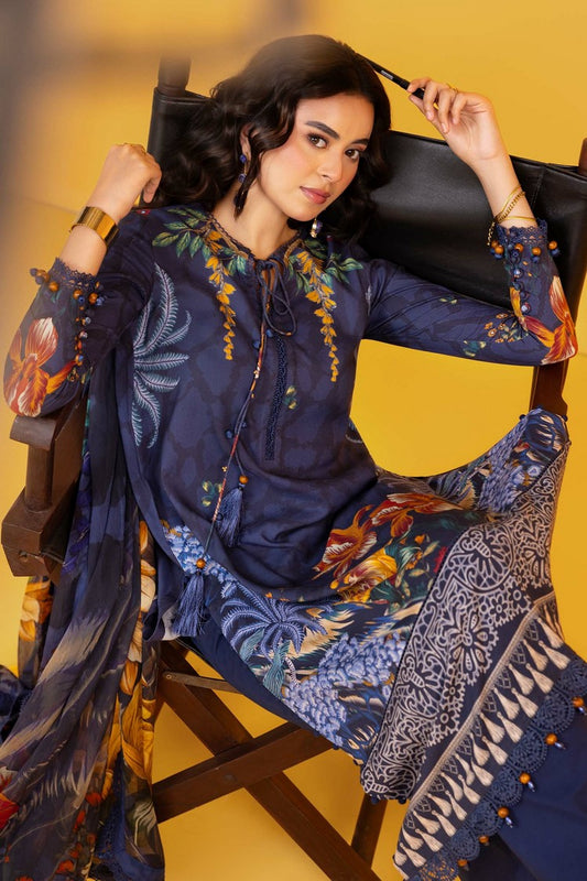 Picture of Maria B - M Basics Winter Collection - MB-CUS25-1109B - Unstitched - Available at Raja Sahib