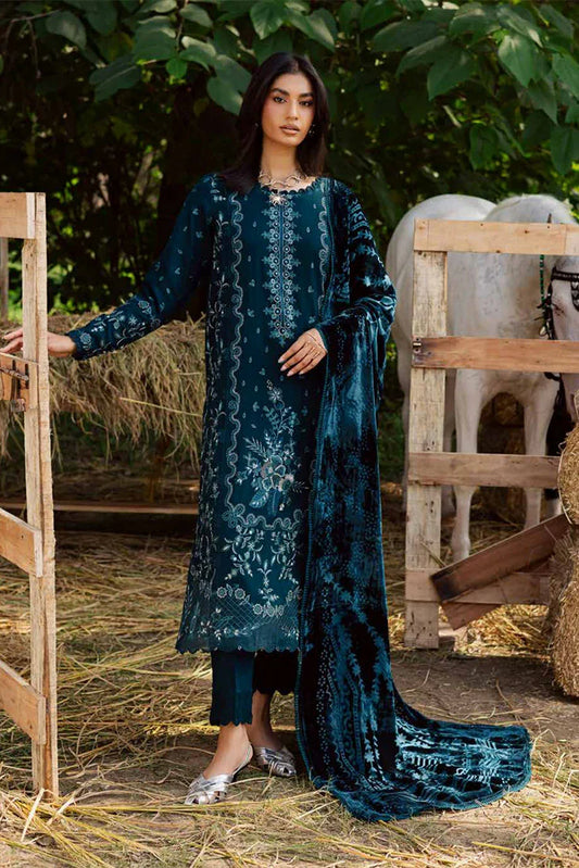 Picture of Nureh - Exclusive Luxury Unstitched Peach Leather Collection Vol 2 - NE-186 - Unstitched - Available at Raja Sahib