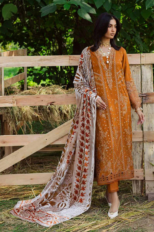 Picture of Nureh - Exclusive Luxury Unstitched Peach Leather Collection Vol 2 - NE-188 - Unstitched - Available at Raja Sahib