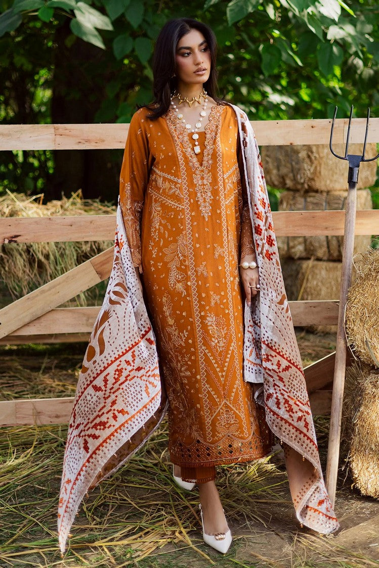 Picture of Nureh - Exclusive Luxury Unstitched Peach Leather Collection Vol 2 - NE-188 - Unstitched - Available at Raja Sahib