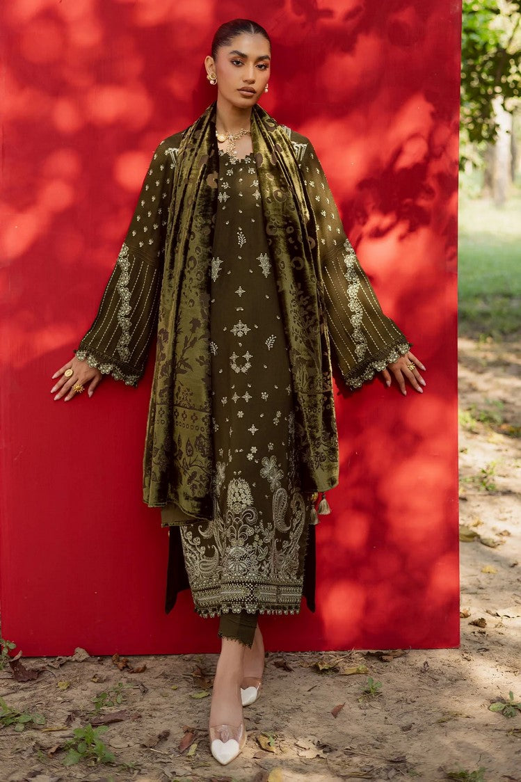 Picture of Nureh - Exclusive Luxury Unstitched Peach Leather Collection Vol 2 - NE-190 - Unstitched - Available at Raja Sahib