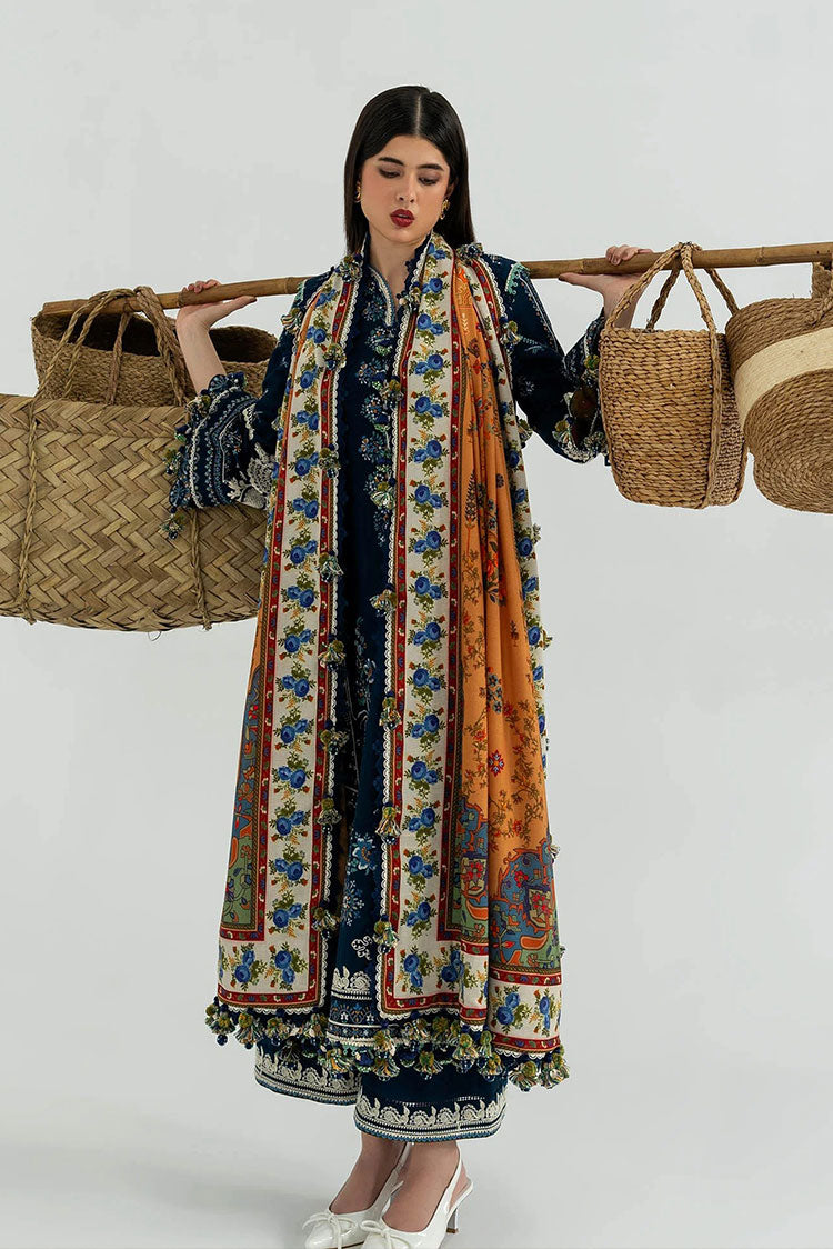 Picture of Hussain Rehar - Khaddar Unstitched Collection - 03 Chashm-e-Bahr - Unstitched - Available at Raja Sahib