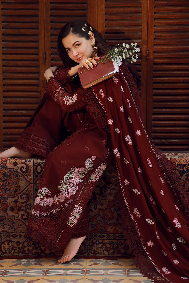 Picture of Maryam Hussain - Winter Shawl Collection - WS25-01-Taali - Unstitched - Available at Raja Sahib