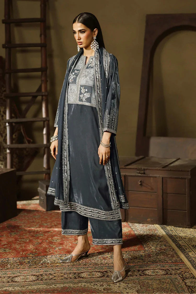 Picture of Charizma - Signora Premium Embroidered Velvet & Adda Work Collection Vol 1 - CVT5-03 - Unstitched - Available at Raja Sahib