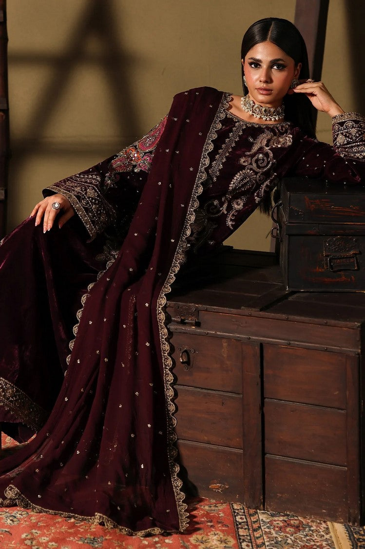 Picture of Charizma - Signora Premium Embroidered Velvet & Adda Work Collection Vol 1 - CVT5-06 - Unstitched - Available at Raja Sahib