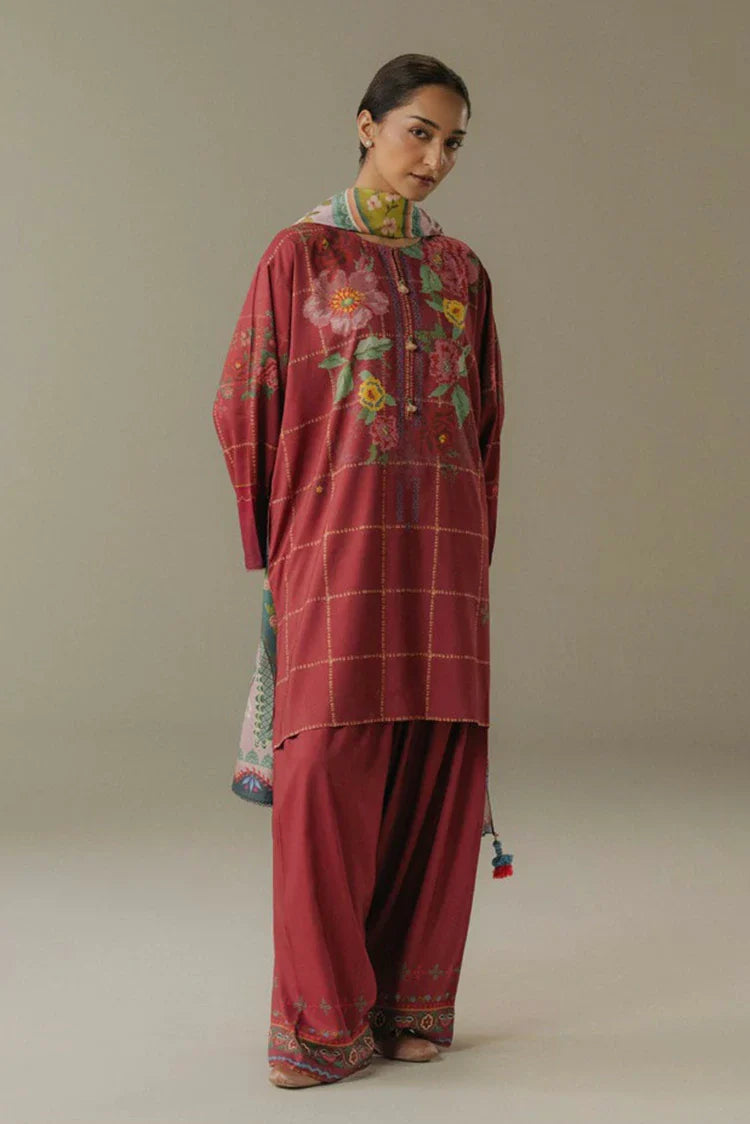 Picture of Zara Shahjahan - Coco Prints Vol 5 - Olive Hour-5B - Unstitched - Available at Raja Sahib