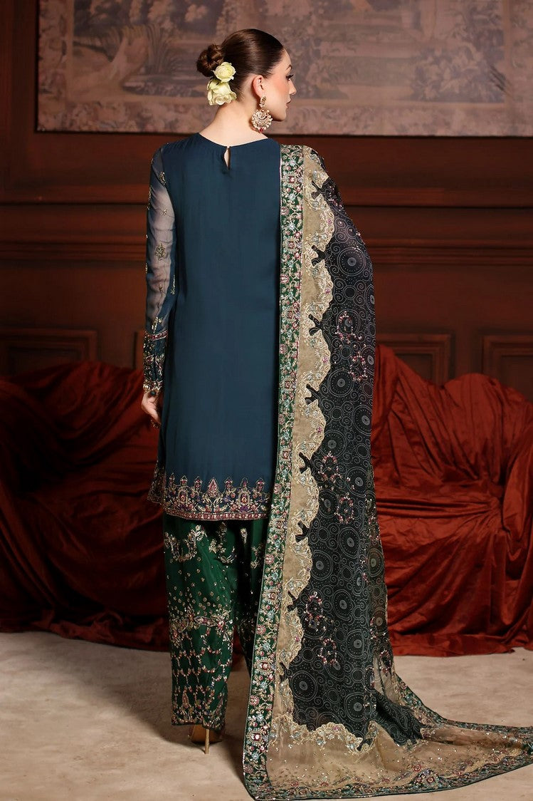 Picture of Nureh - Alfaaz Festive Embroidered & Embellished Chiffon Collection - NL-88 - Unstitched - Available at Raja Sahib