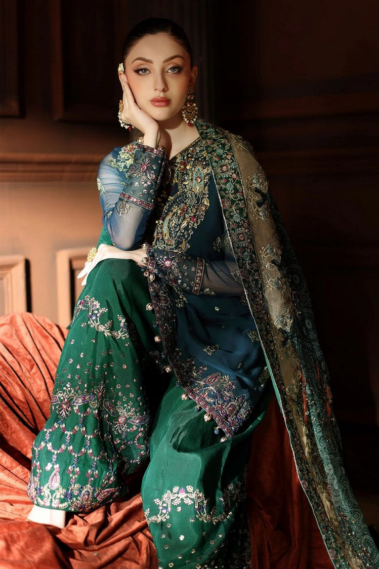 Picture of Nureh - Alfaaz Festive Embroidered & Embellished Chiffon Collection - NL-88 - Unstitched - Available at Raja Sahib